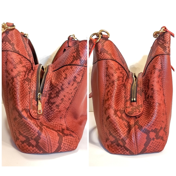 COACH Leather Lexy Shoulder Bag F20920 Terra Cotta - Picture 5 of 12